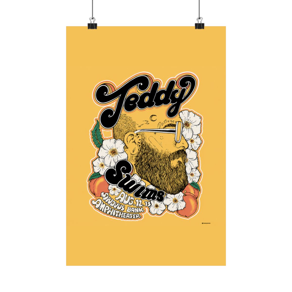 Atlanta Concert Poster | Teddy Swims - alternate angle 3, merchandise