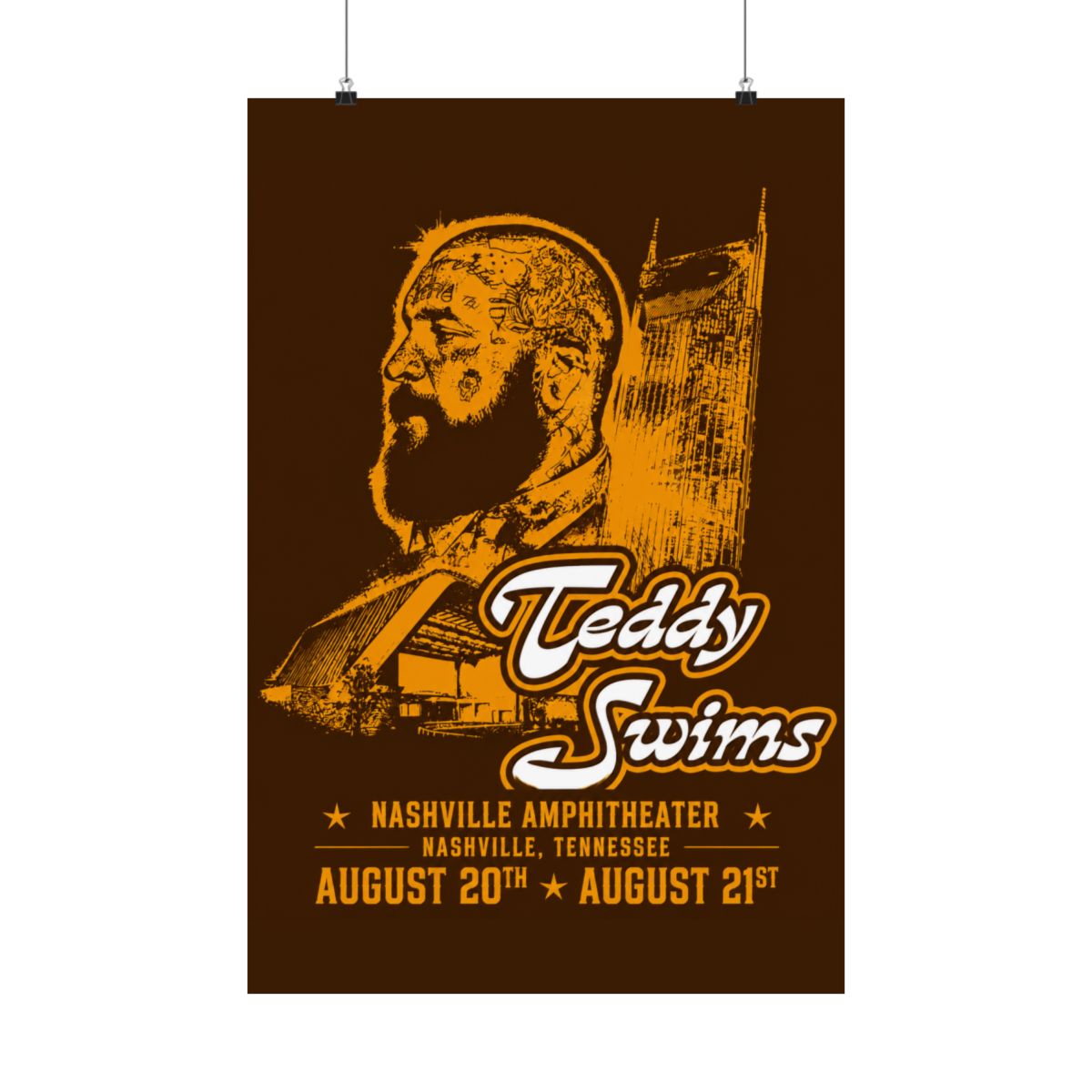 Nashville Concert Poster | Teddy Swims